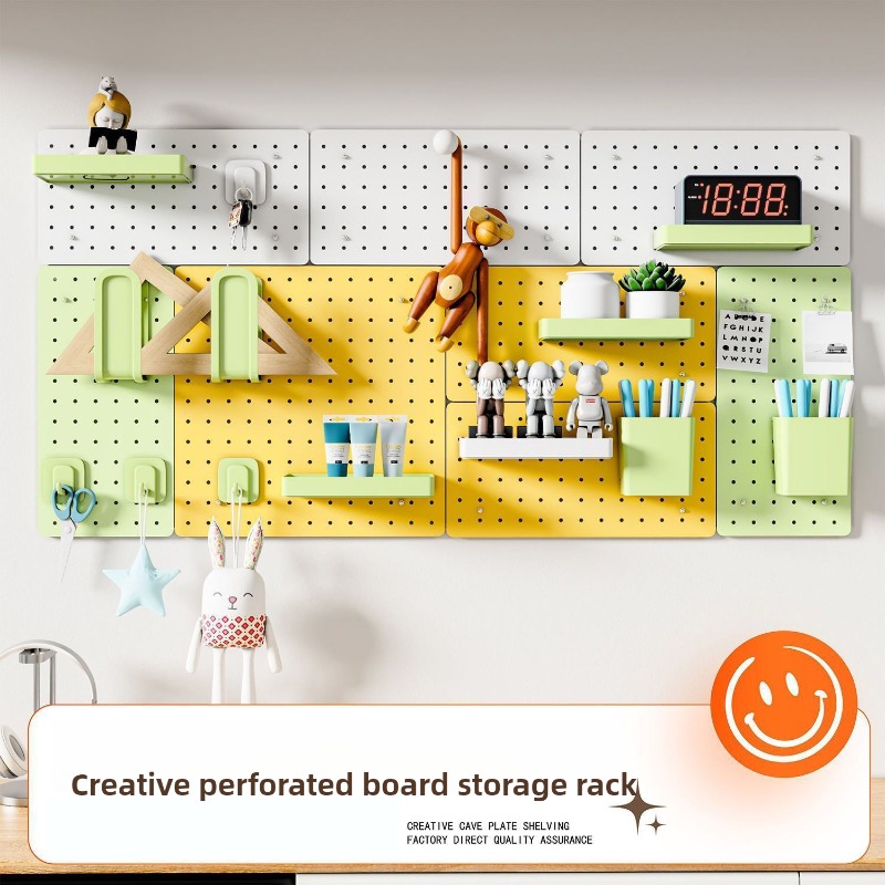 Home Office Kitchen - Tablero con agujeros, placa de Metal