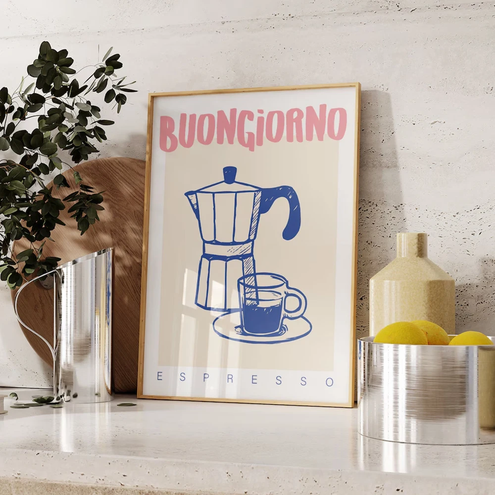 Home Office Kitchen - Impresiones artísticas de pared de café