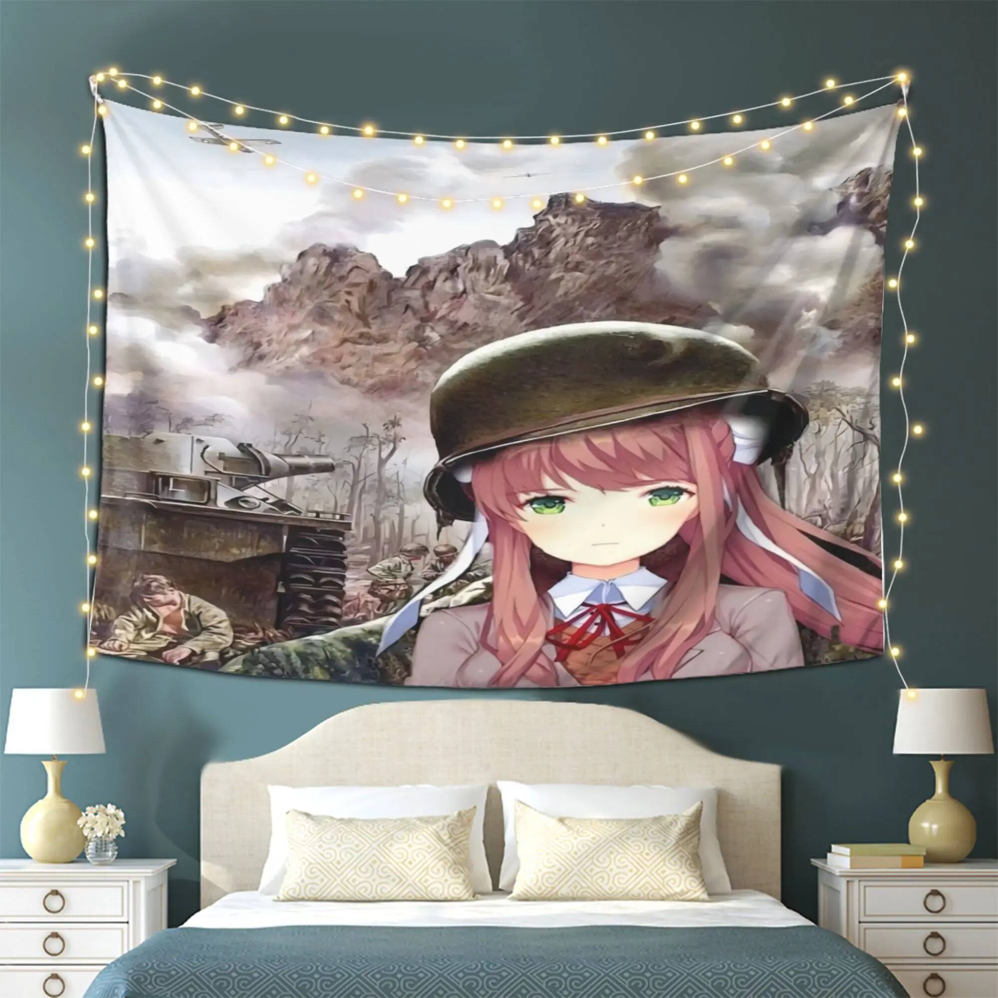 Home Office Room Inspiration - Tapiz con diseño inspirado en Monika
