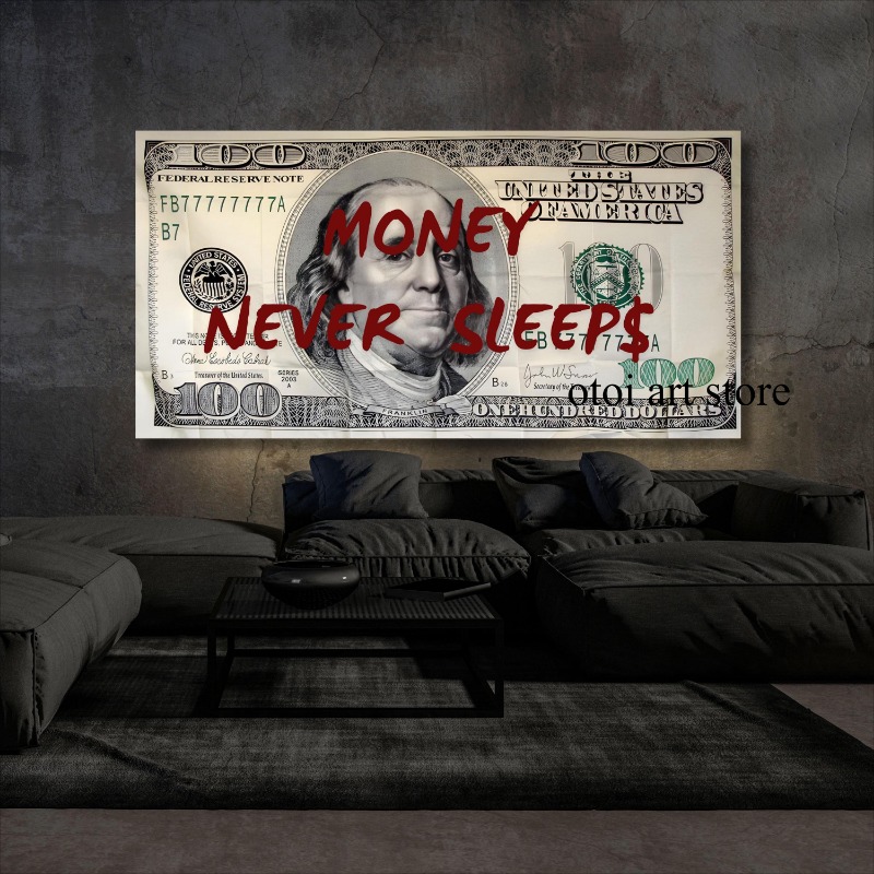 Home Office Room Inspiration - El dinero nunca duerme inspirador 100