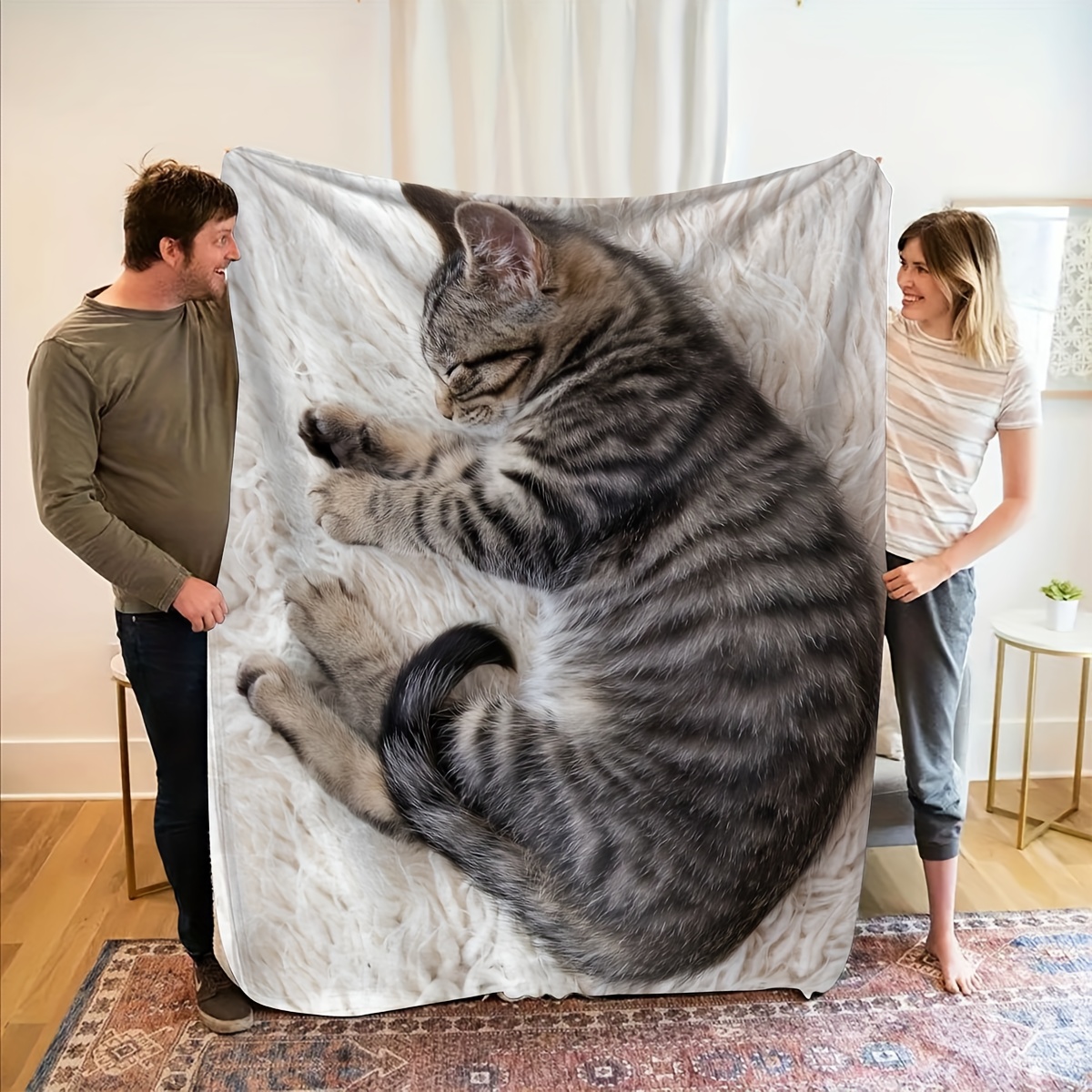 Home Office Design Ideas - Manta de franela para gato durmiente,