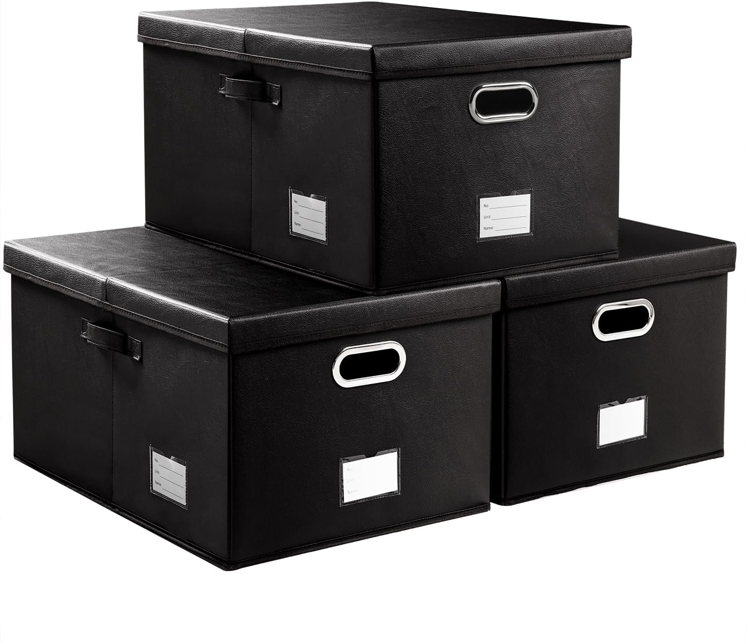 Home Office Box - Paquete de 3 Cajas de Almacenamiento