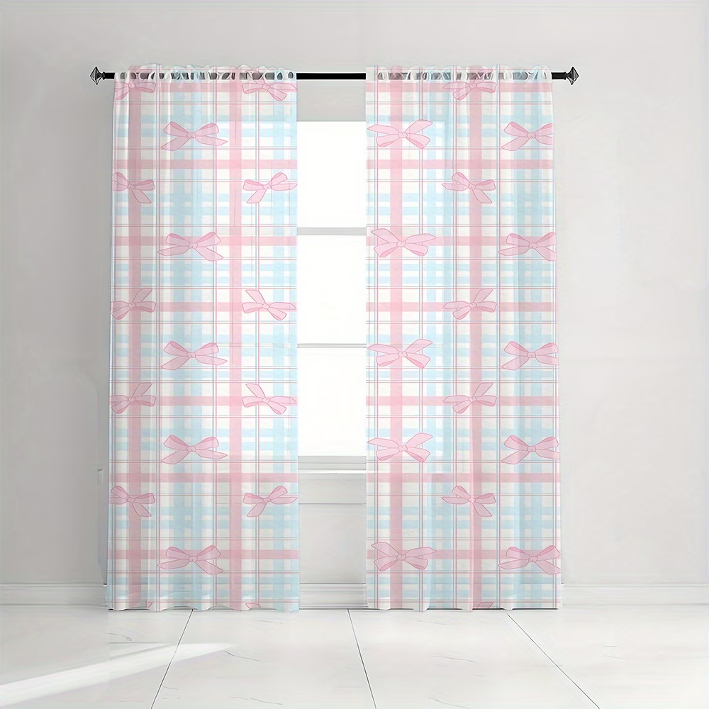 2 Cortinas Transparentes con E - Home Office Room Inspiration reseña y precio