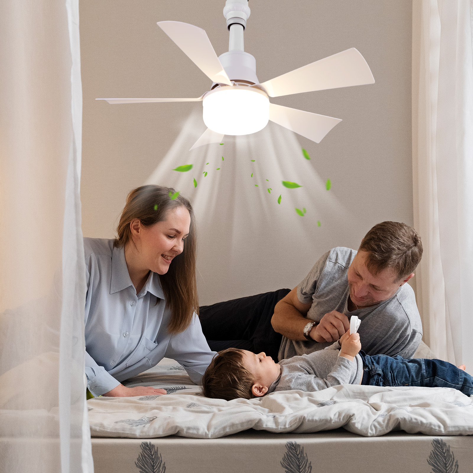 Ventilador de Techo 2 en 1 con - Home Office Kitchen reseña y precio
