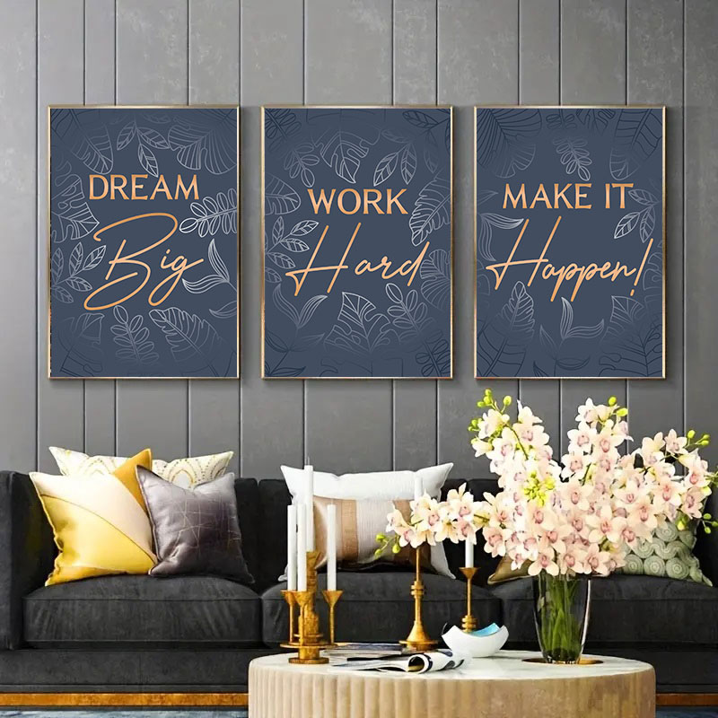 Citas inspiradoras modernas, a - Home Office Room Inspiration reseña y precio