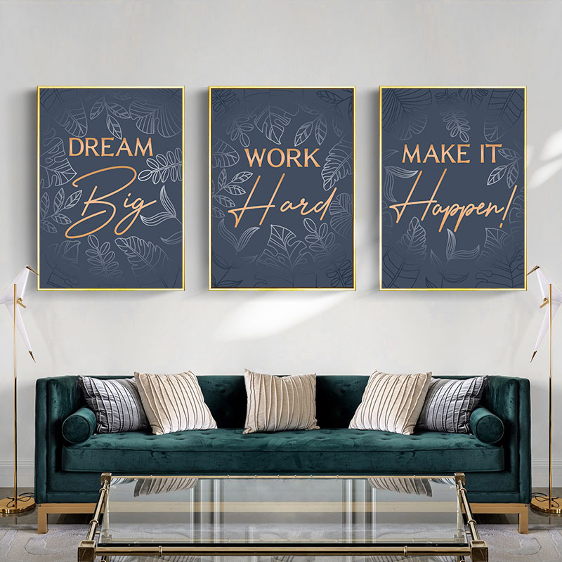 Citas inspiradoras modernas, a - Home Office Room Inspiration reseña y precio