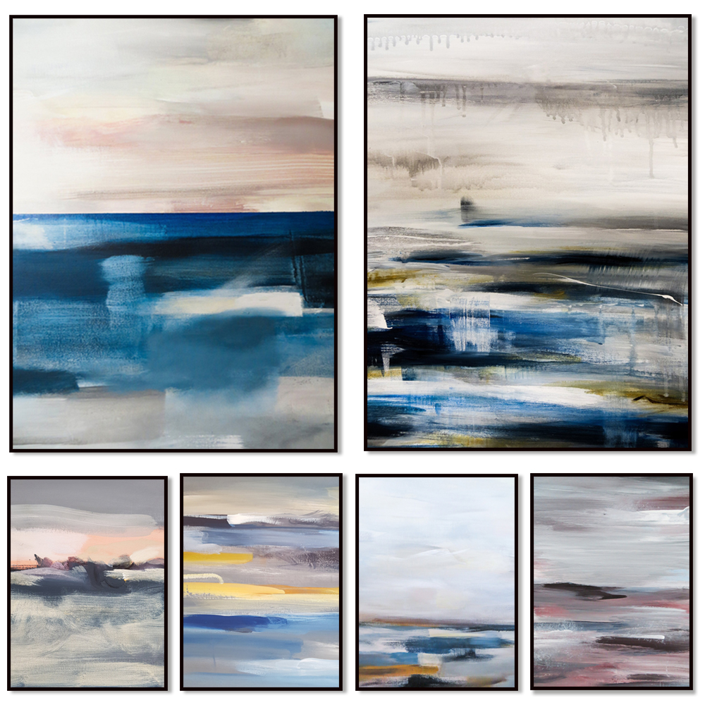 Pintura abstracta de acuarela, - Home Office York reseña y precio