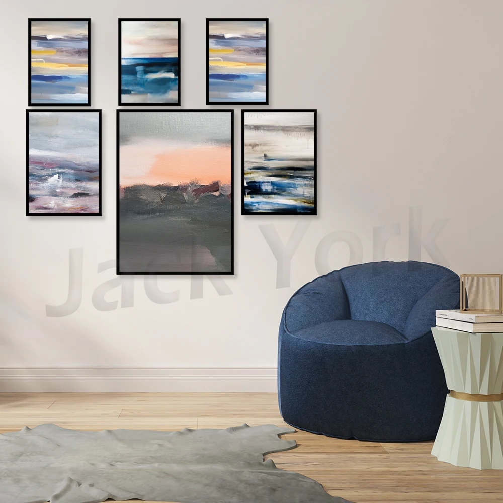 Pintura abstracta de acuarela, - Home Office York reseña y precio