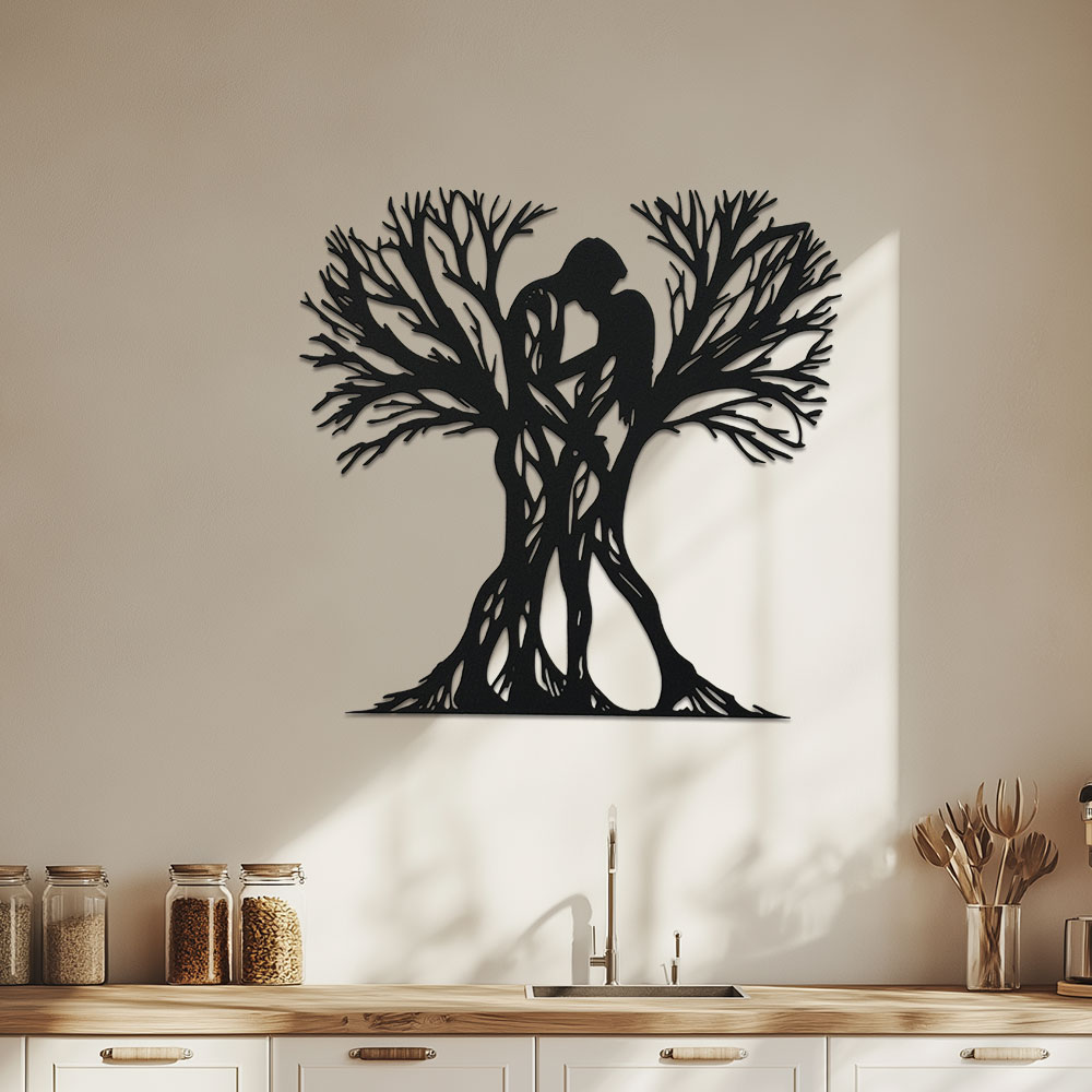 Escultura de árbol de metal de - Home Office Room Inspiration reseña y precio