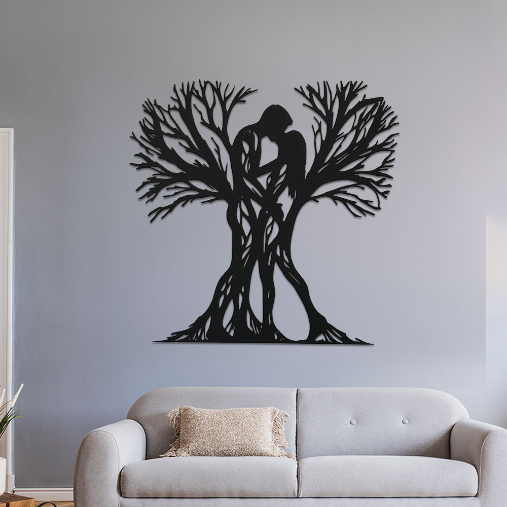 Escultura de árbol de metal de - Home Office Room Inspiration reseña y precio
