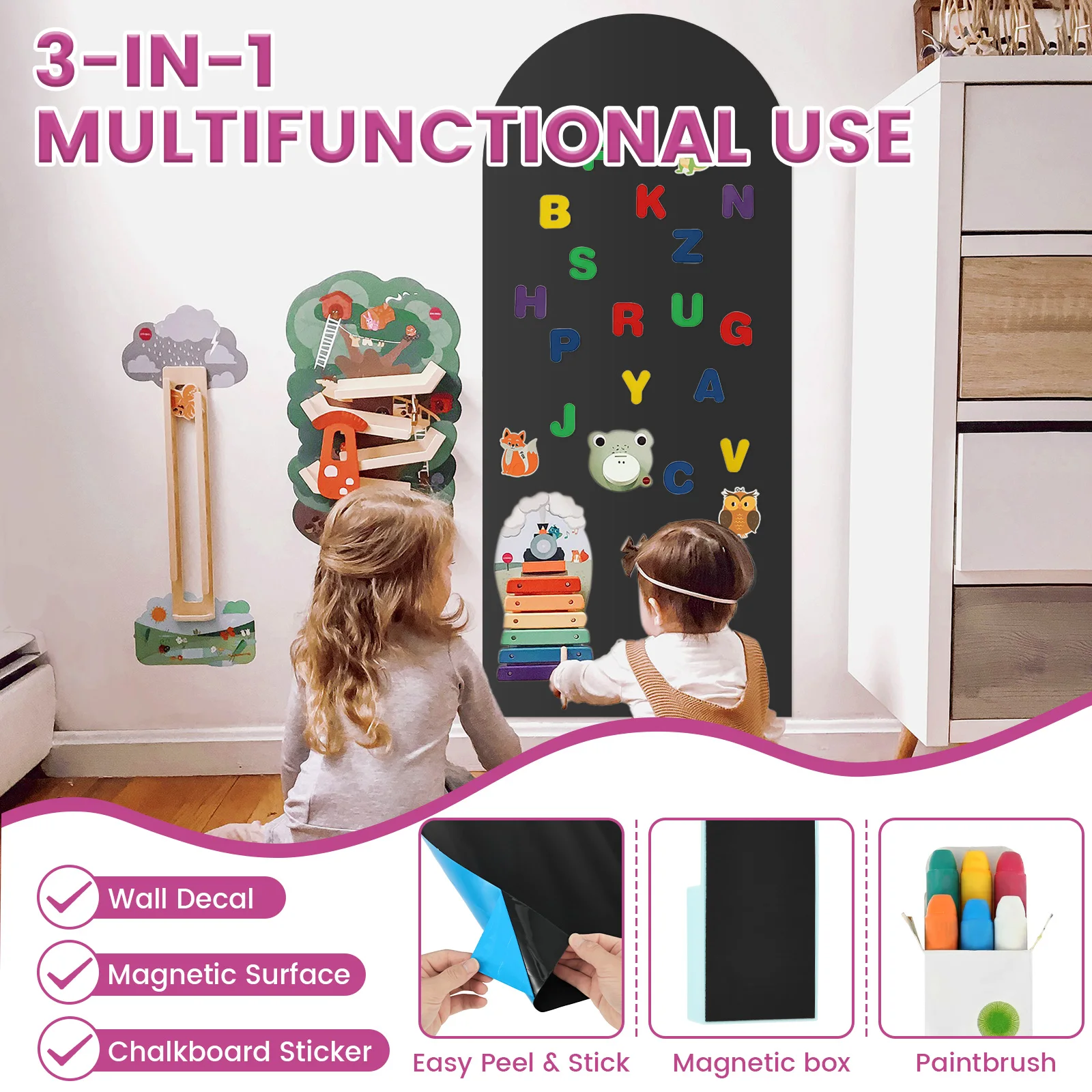 Pizarra Magnética Adhesiva par - Whiteboard Magnetic reseña y precio