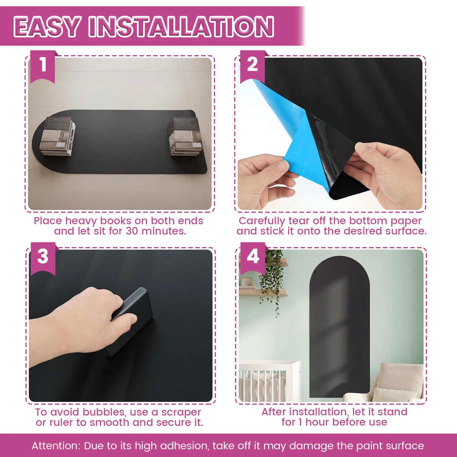 Pizarra Magnética Adhesiva par - Whiteboard Magnetic reseña y precio