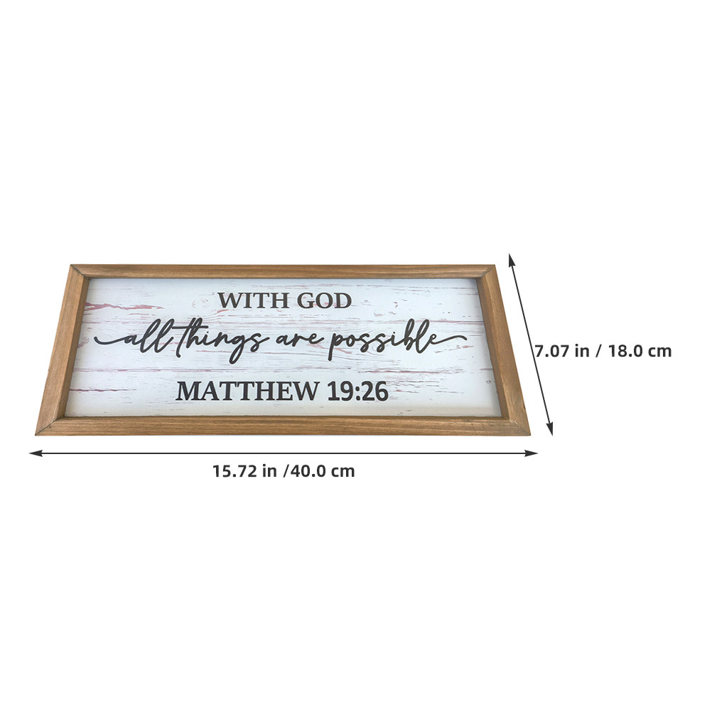 Placa de Madera Rústica con Ve - Home Office Room Inspiration reseña y precio