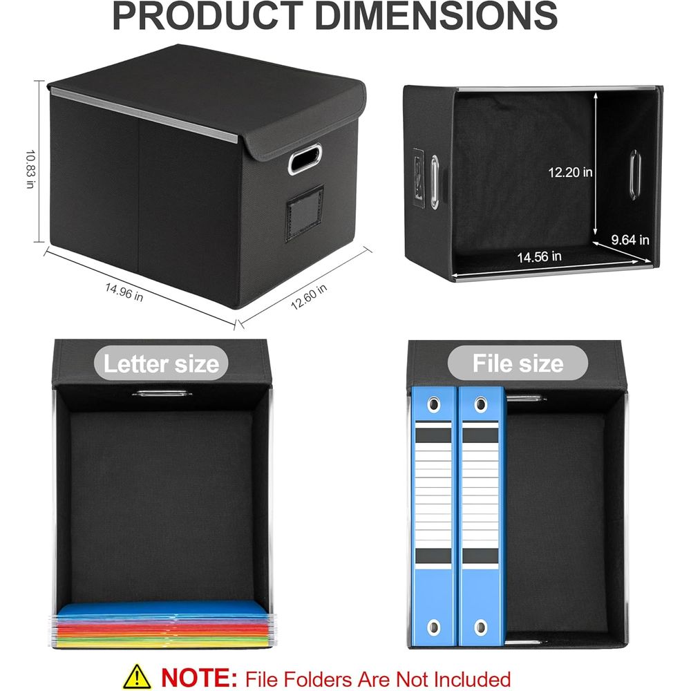 Caja de Archivo Plegable con T - Home Office Box reseña y precio