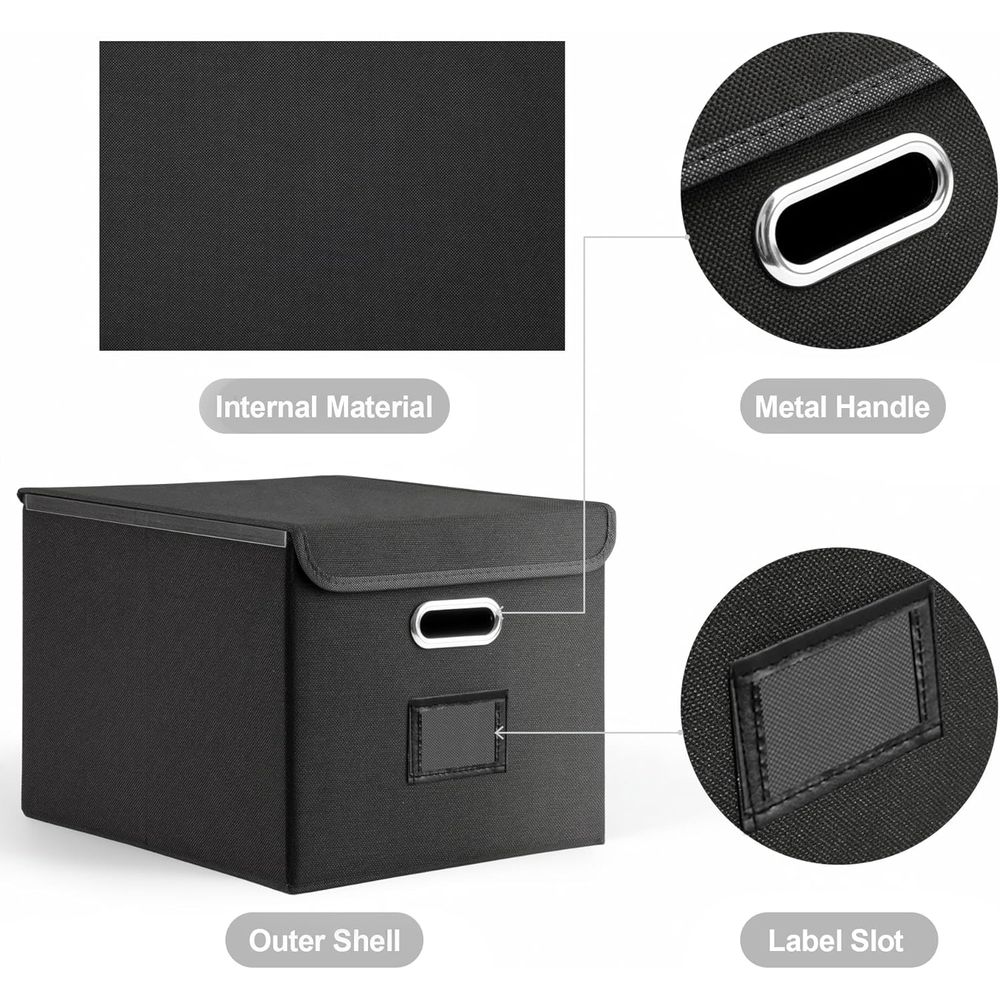 Caja de Archivo Plegable con T - Home Office Box reseña y precio