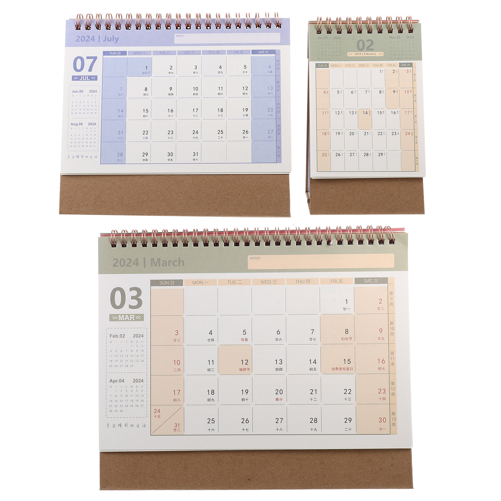 3 Calendarios de Escritorio de - Home Office Design Ideas reseña y precio