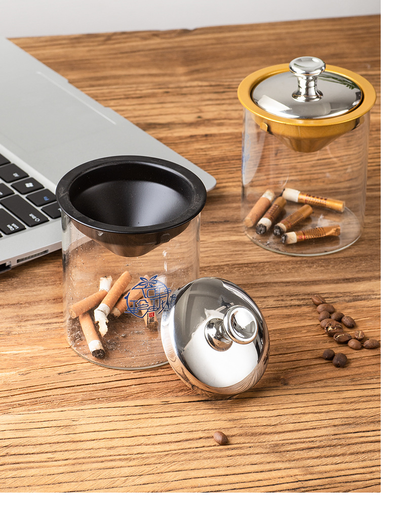 Cenicero creativo de acero ino - Home Office Trend reseña y precio