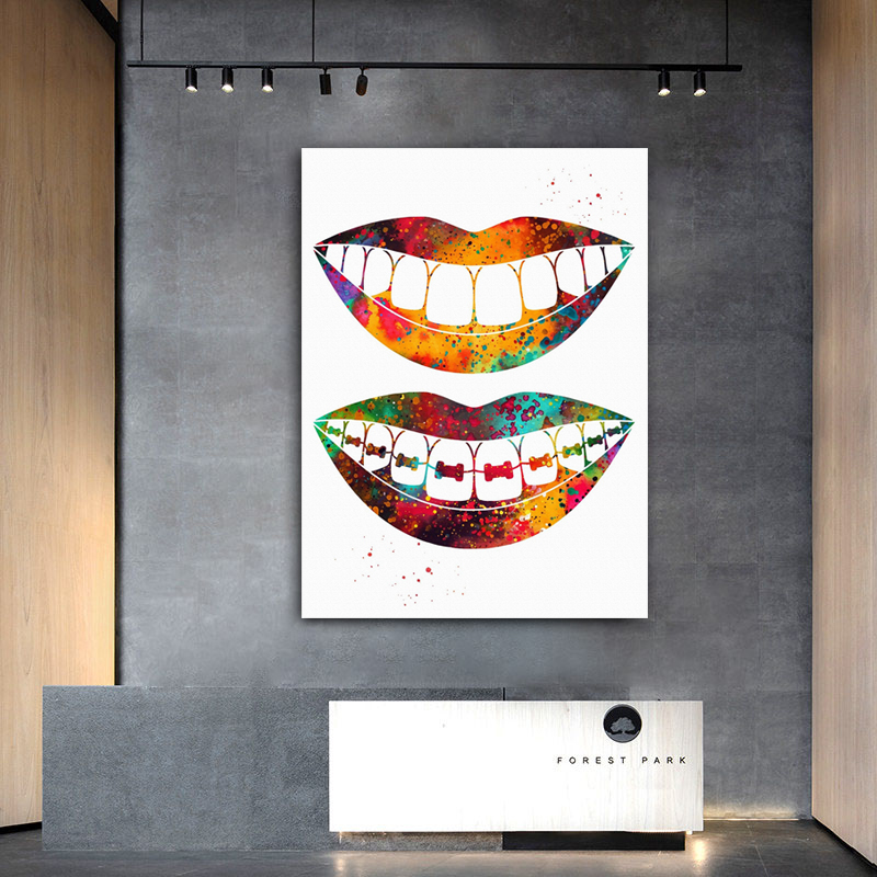 Impresión de dientes ridos, in - Home Office York reseña y precio