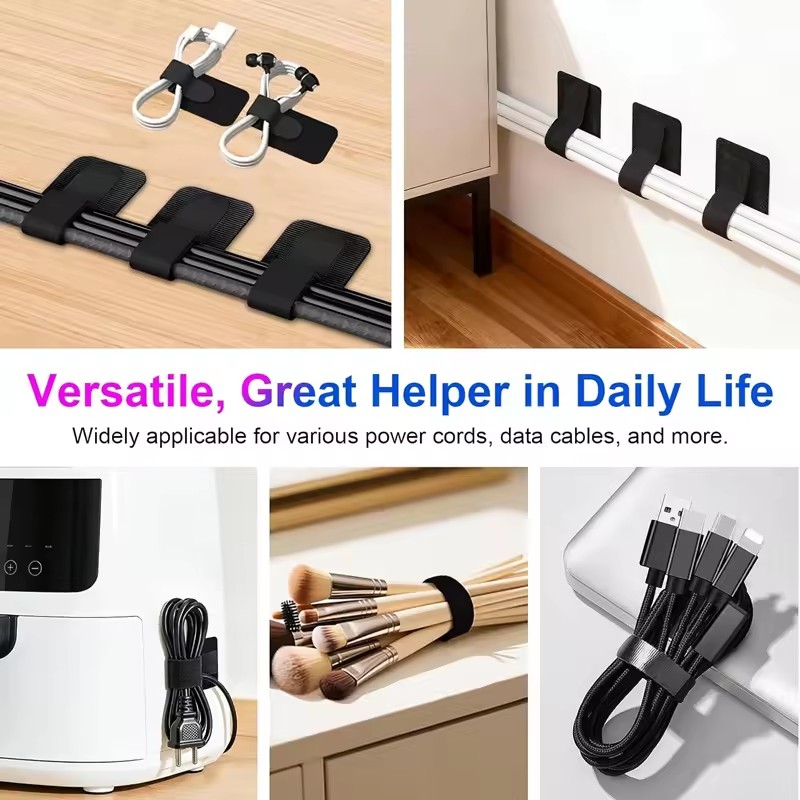 Organizadores de cables adhesi - Home Office Organization reseña y precio