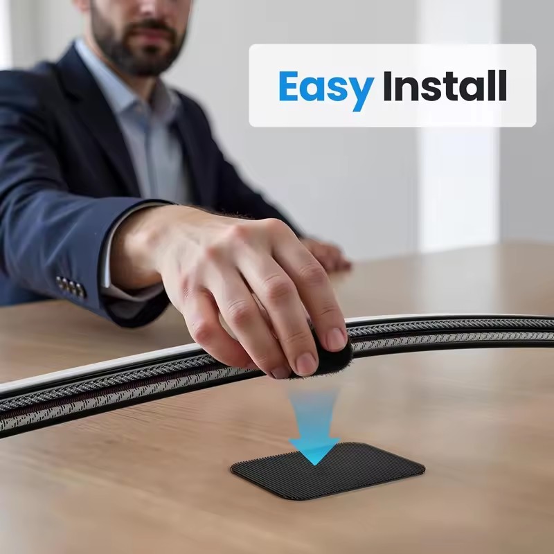 Organizadores de cables adhesi - Home Office Organization reseña y precio