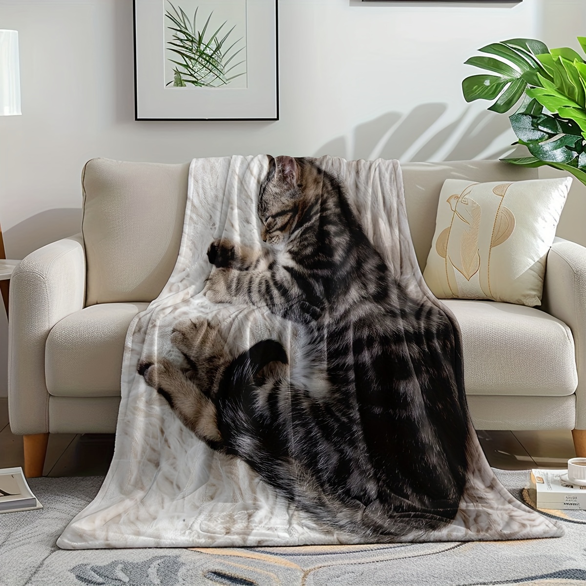 Manta de franela para gato dur - Home Office Design Ideas reseña y precio