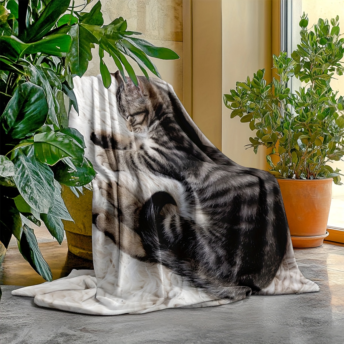 Manta de franela para gato dur - Home Office Design Ideas reseña y precio