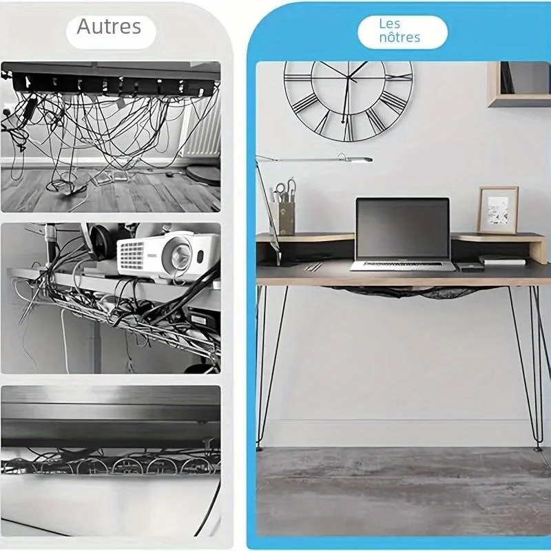 Red de gestión de cables debaj - Home Office Organization reseña y precio