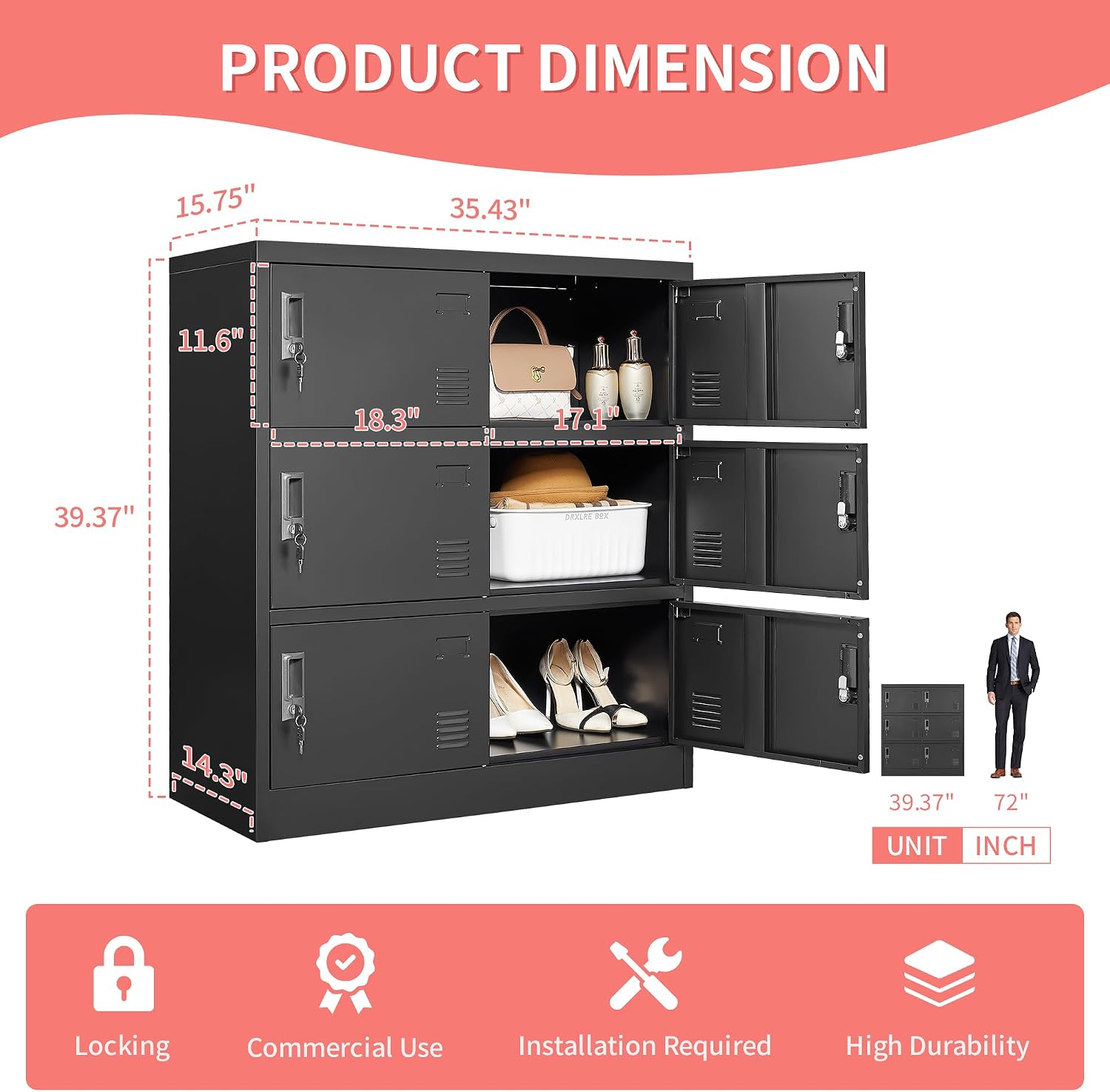 Armarios Metálicos para Emplea - Home Office Organization reseña y precio