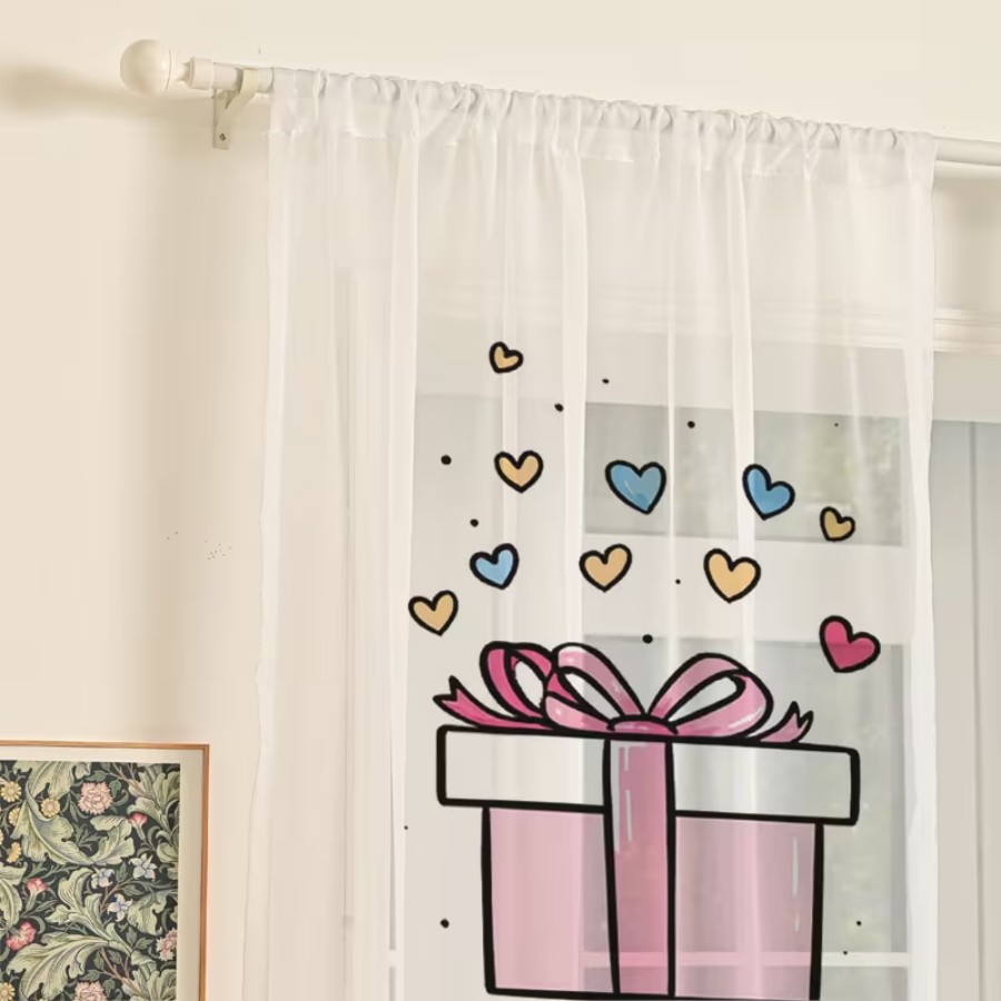 2 Cortinas Transparentes con E - Home Office Box reseña y precio
