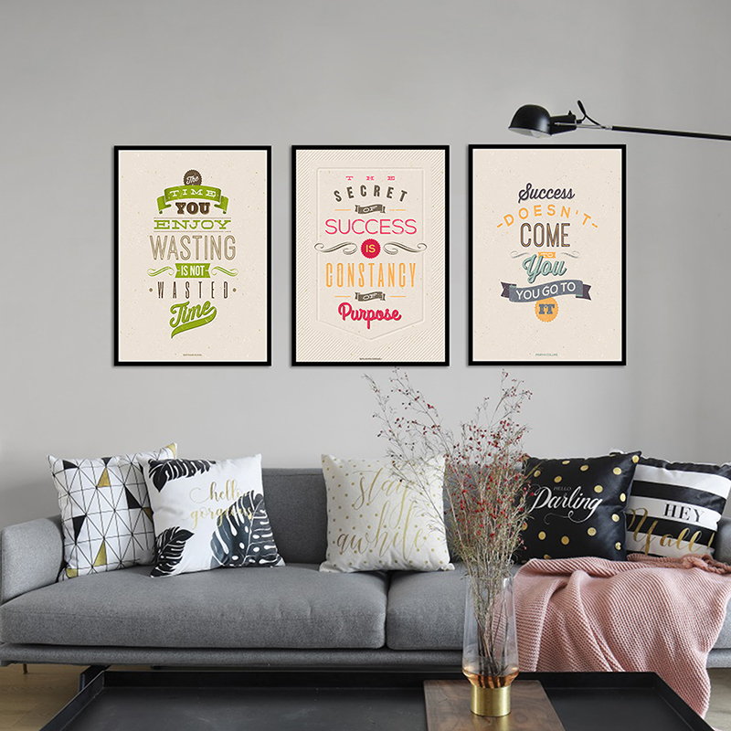 Carteles motivacionales con ci - Home Office Room Inspiration reseña y precio