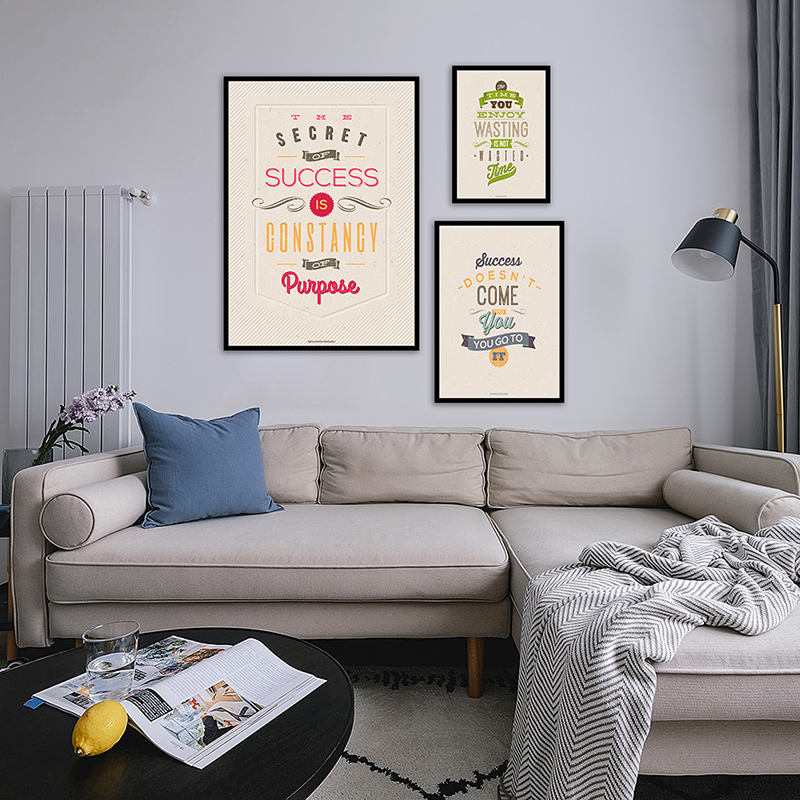 Carteles motivacionales con ci - Home Office Room Inspiration reseña y precio