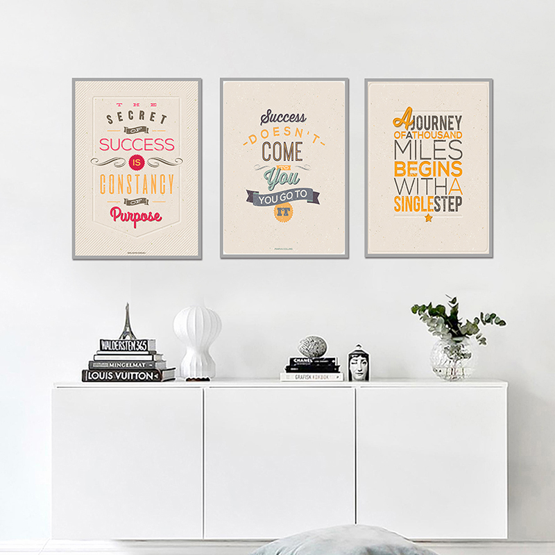 Carteles motivacionales con ci - Home Office Room Inspiration reseña y precio