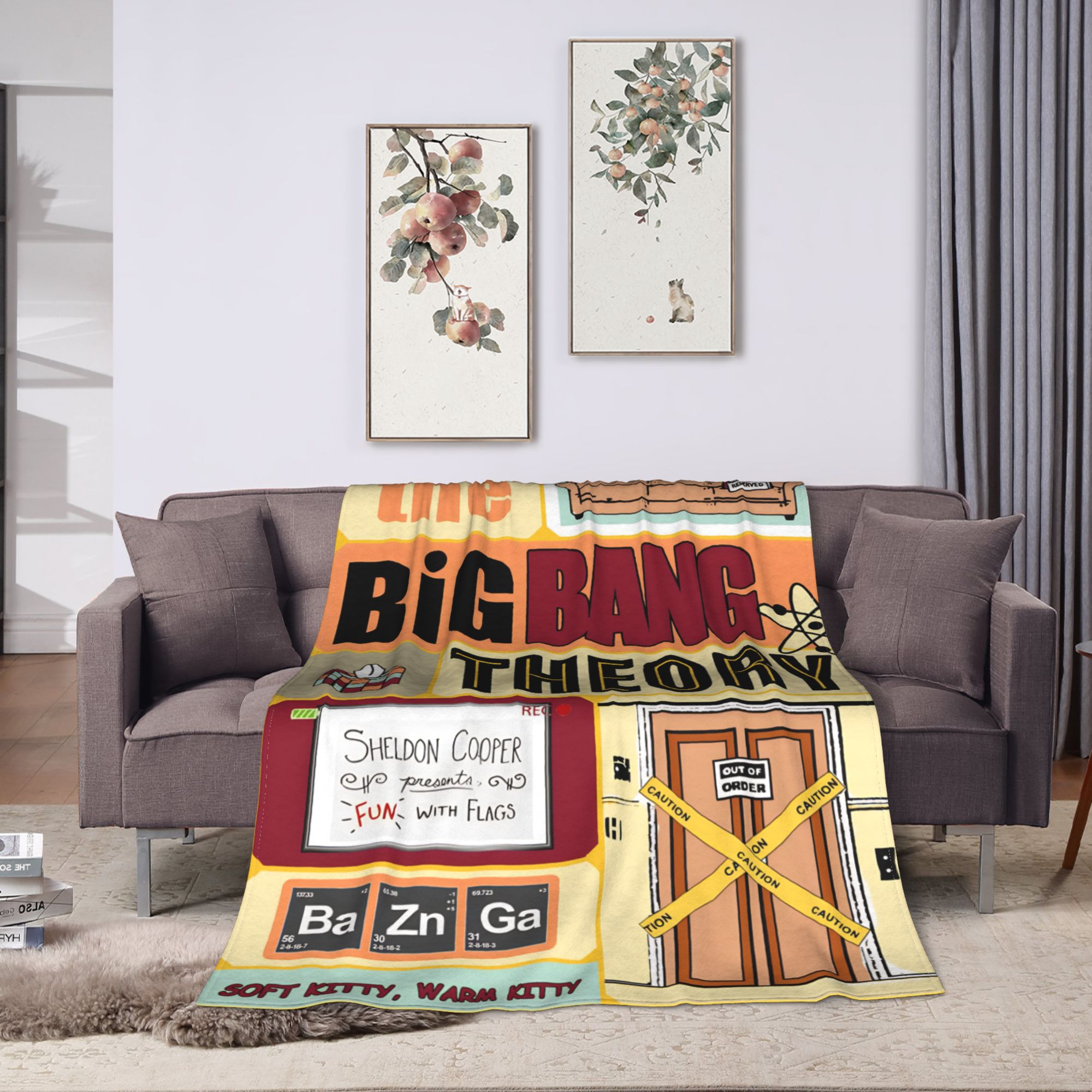 Mantas The Big Bang Theory, ma - Home Office Trend reseña y precio
